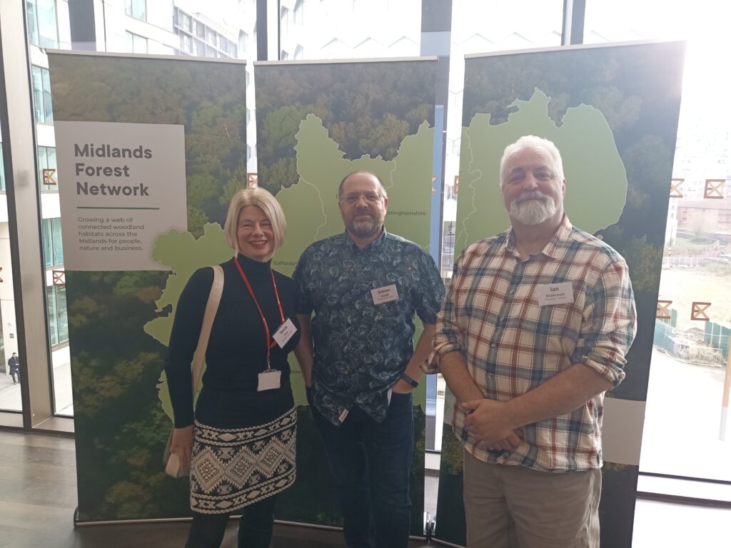 Tonia, Simon, & Mac at the launch for the Midlands Forest Network.