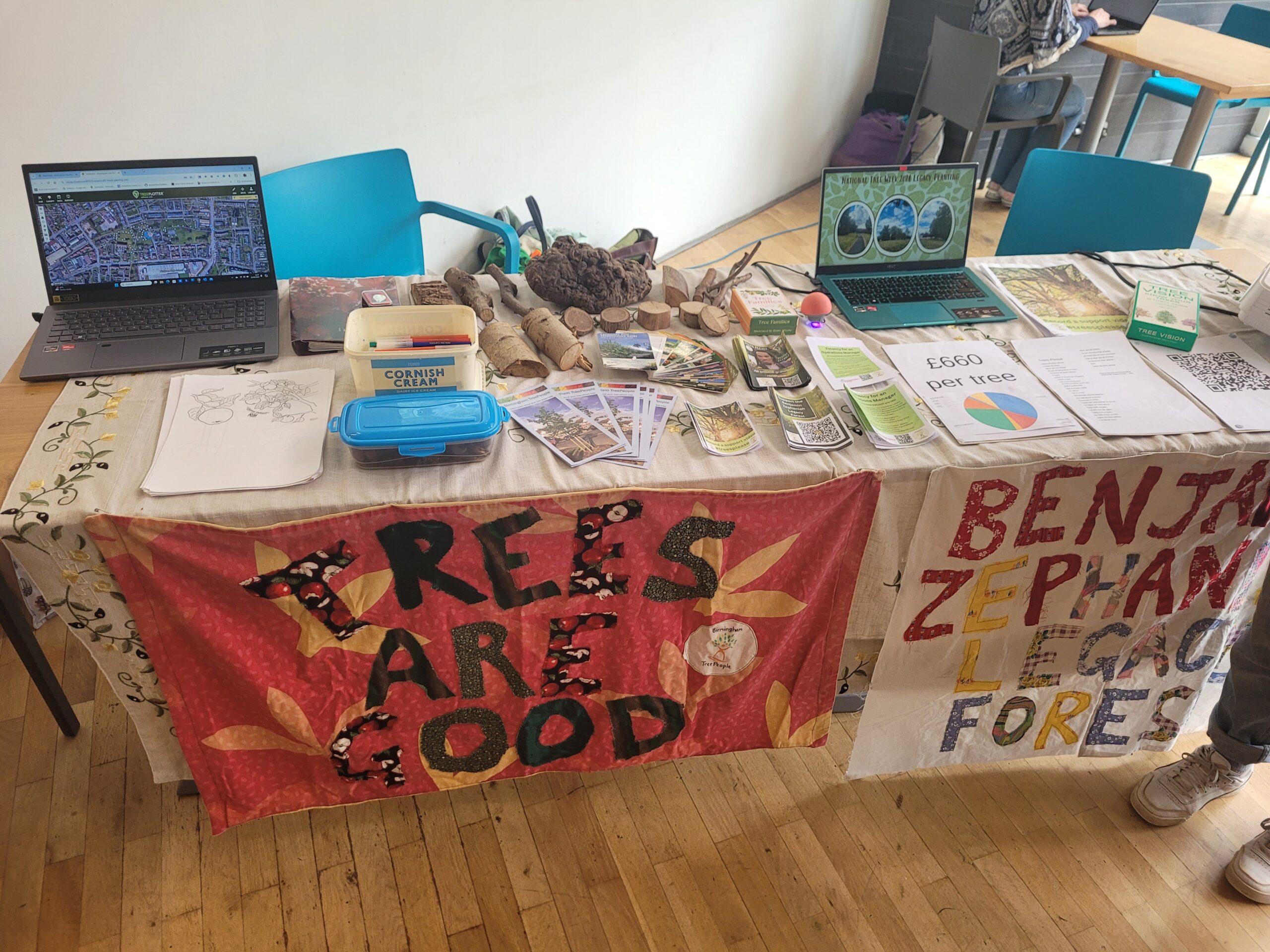 Benjamin Zephaniah: A Celebration at the MAC, BTP stall