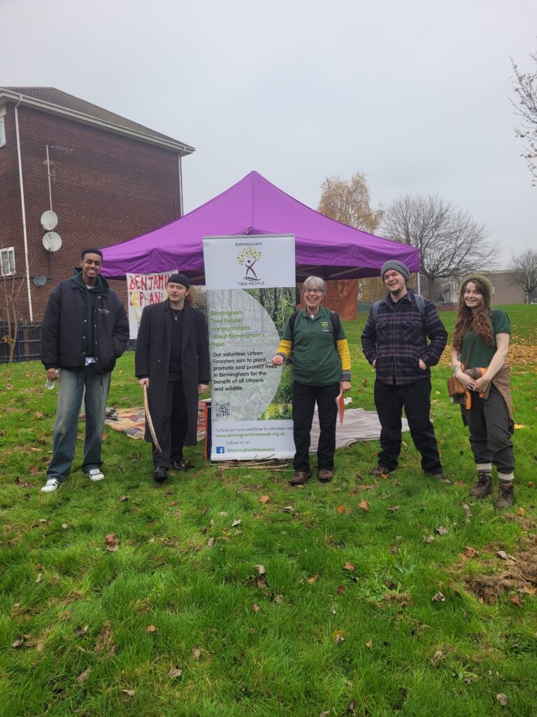 Burbury Park Poetree Walk: Zakariye, Bradley, Julianne, Nathan, Charley