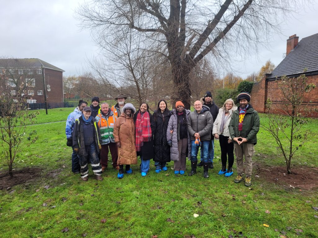 The Zephaniah Forest - first trees with Qian Zephaniah and friends