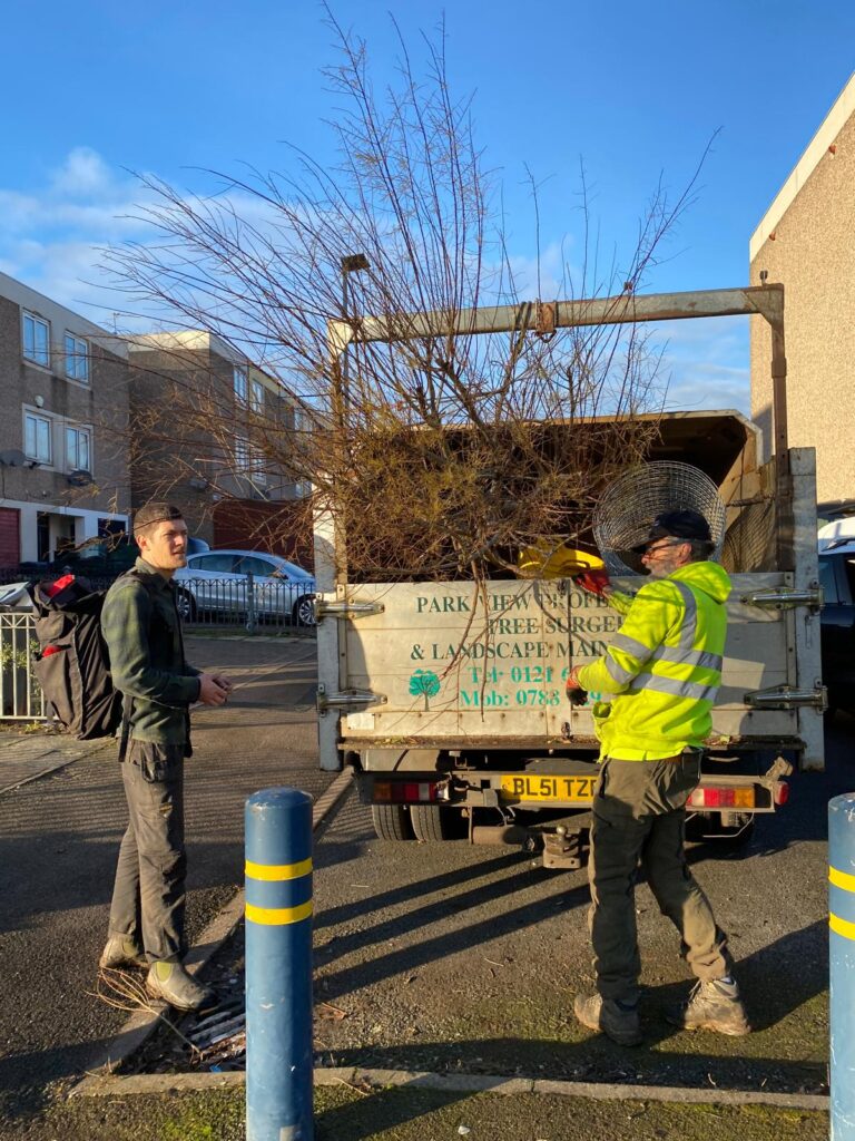 Matt and Carl at the BCU planting