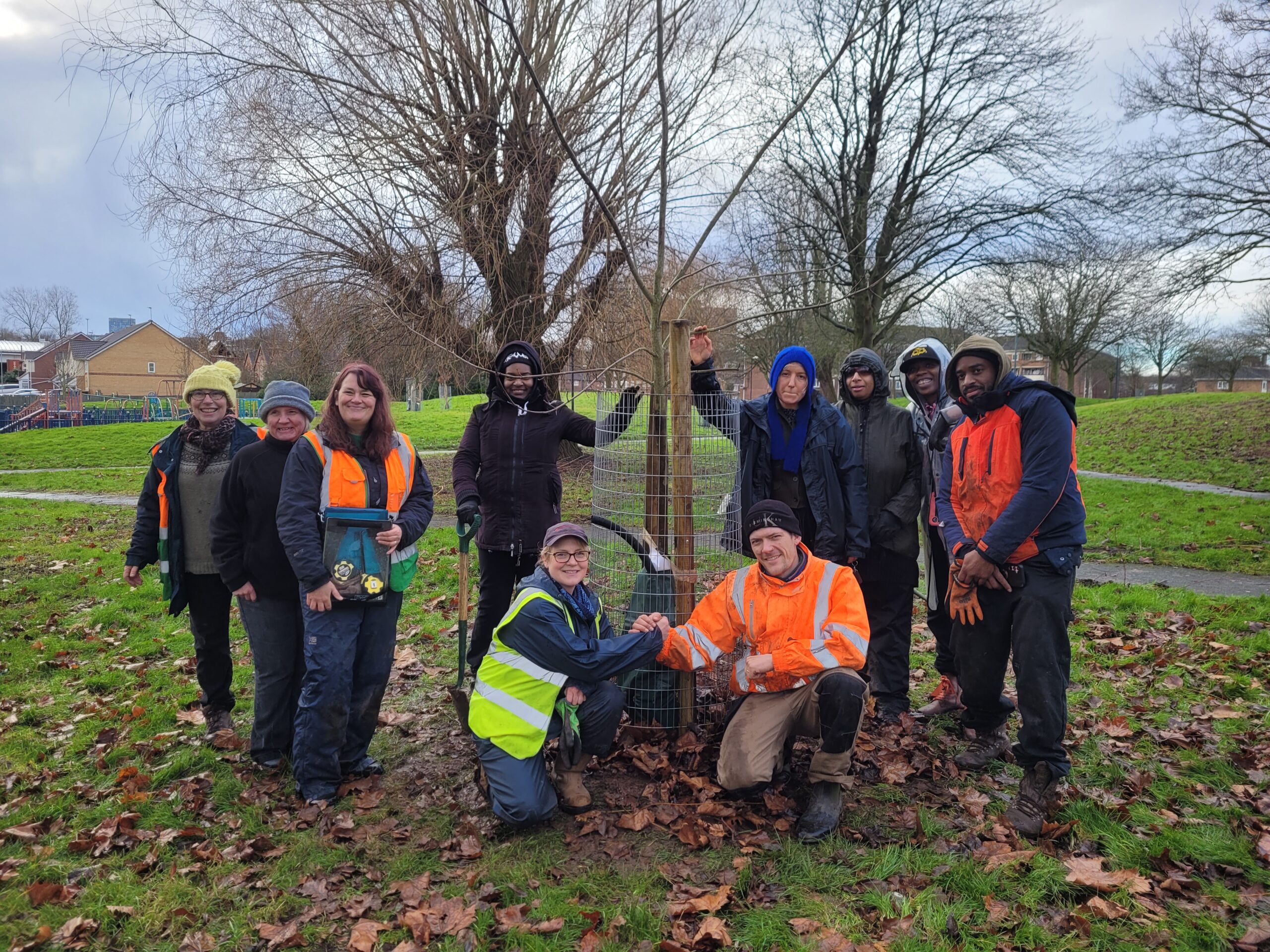 The Zephaniah Forest tree planting